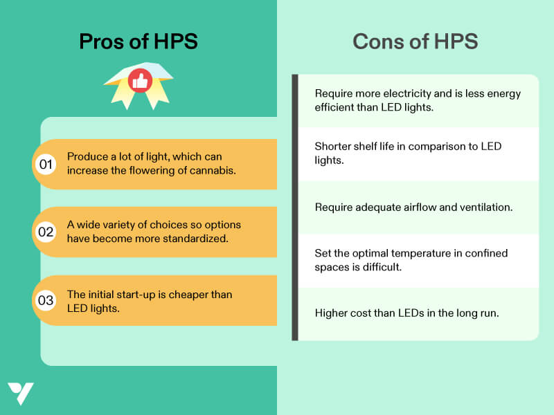 Pros and cons of HPS