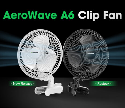 AeroWave A6 Clip Fan