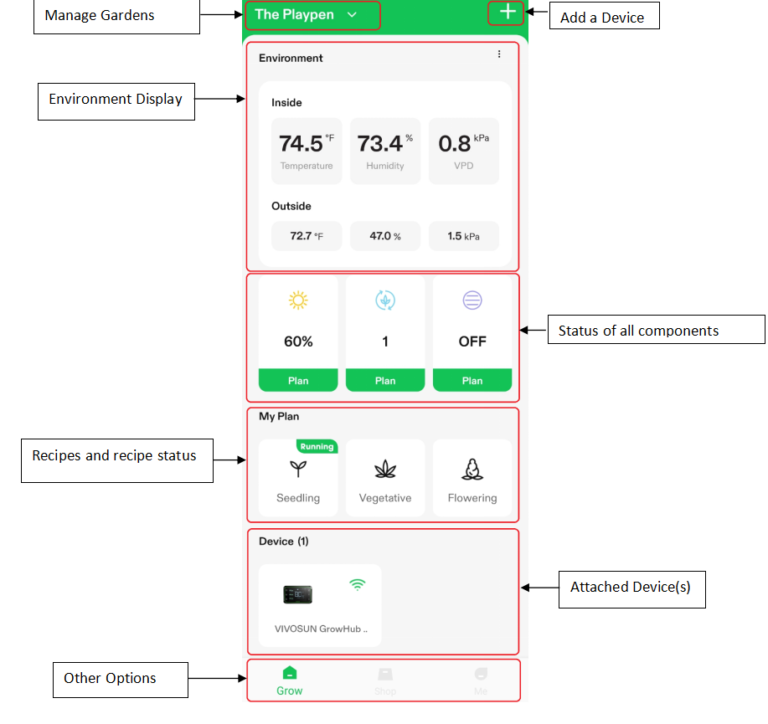 App Control Part How to Use the VIVOSUN Smart Grow System?