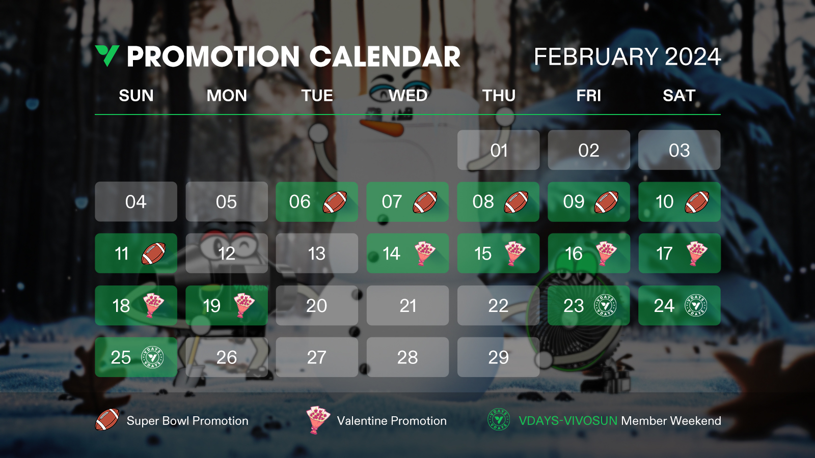 Promotion Calendar