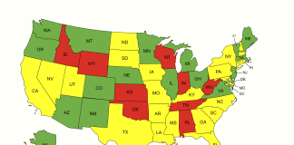 Weed Legalization Map 2024 in US